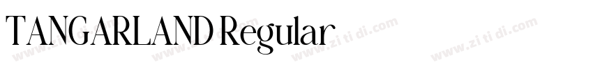 TANGARLAND Regular字体转换
